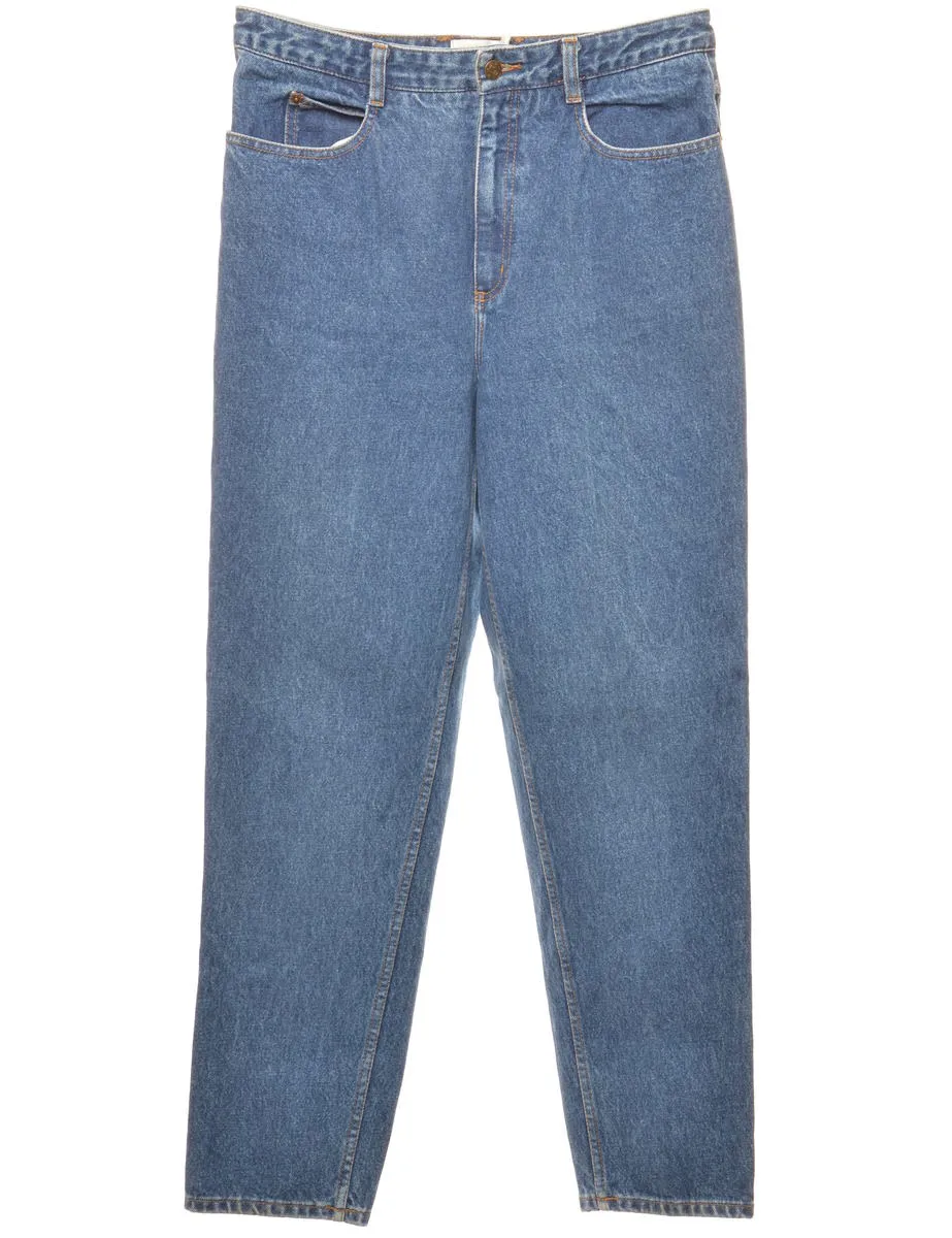 Medium Wash Tapered Jeans - W32 L30