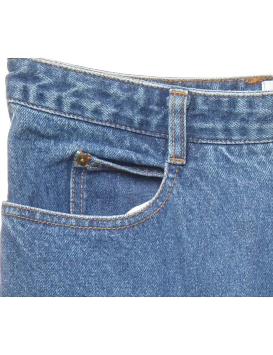 Medium Wash Tapered Jeans - W32 L30