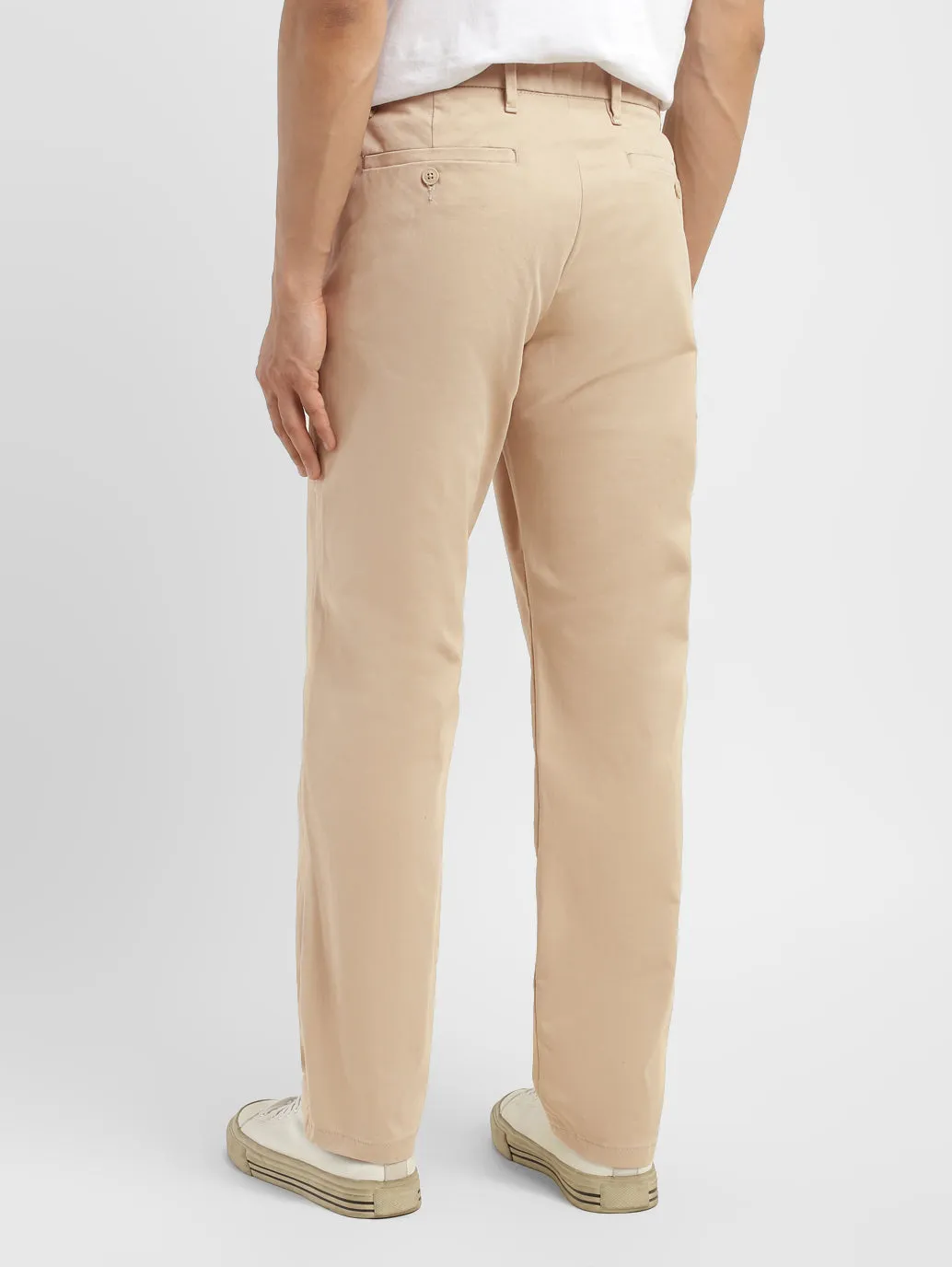 Men's Grey Tapered Chinos