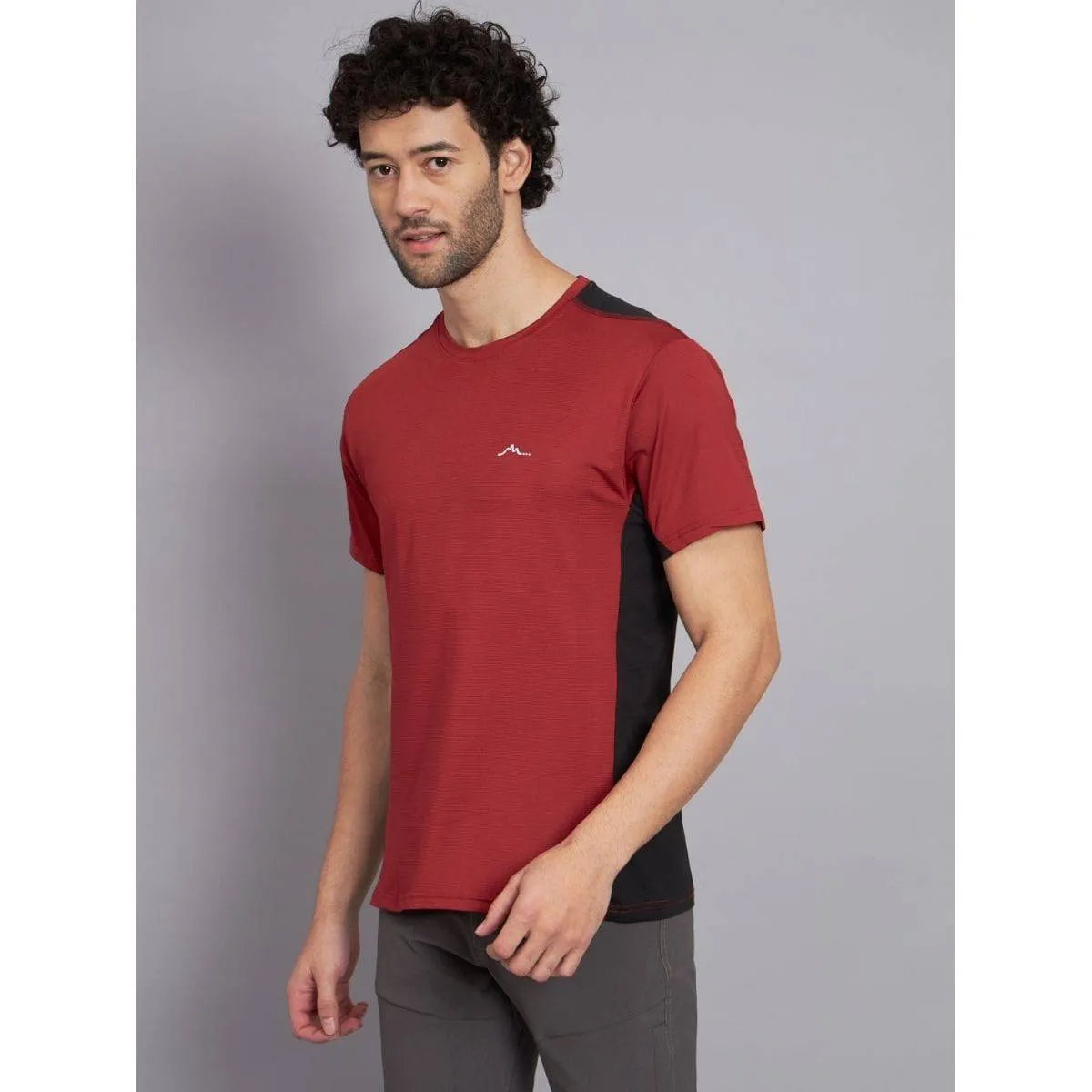 Men's Ultralight Athletic Half Sleeves T-Shirt - Canyon Red