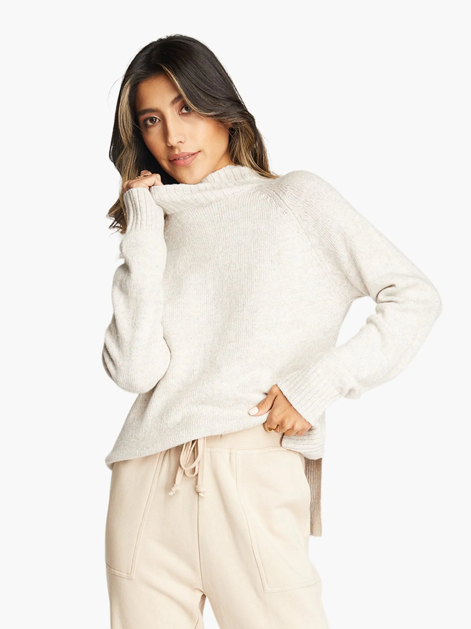 Michelle Mockneck Sweater