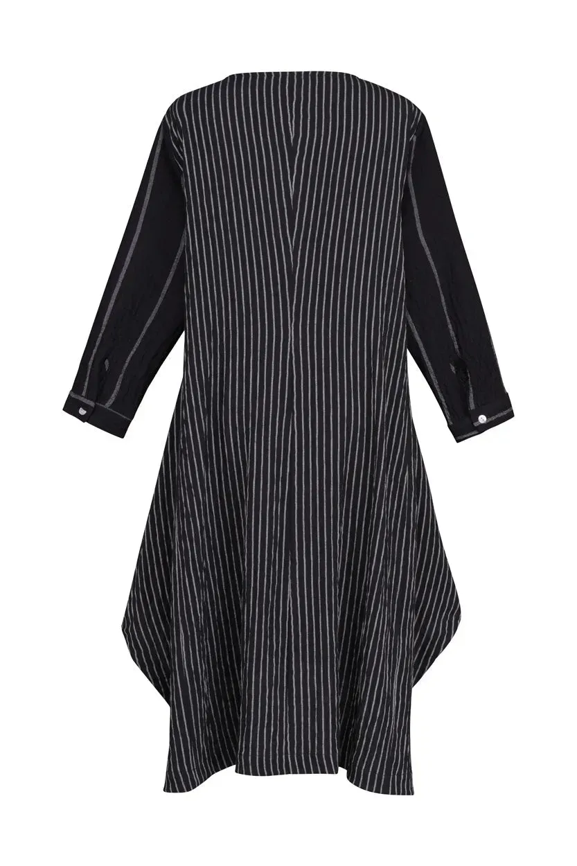 Mixed Stripe Tunic Dress