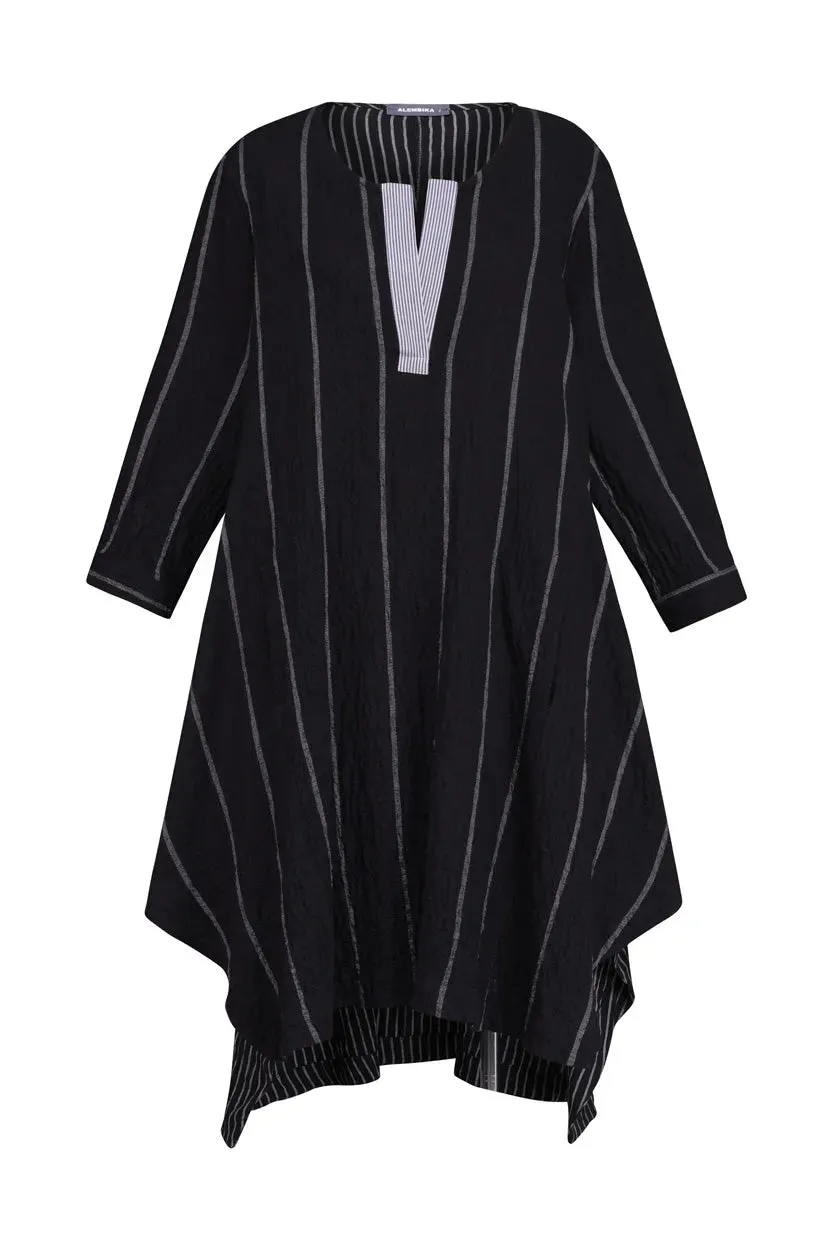 Mixed Stripe Tunic Dress