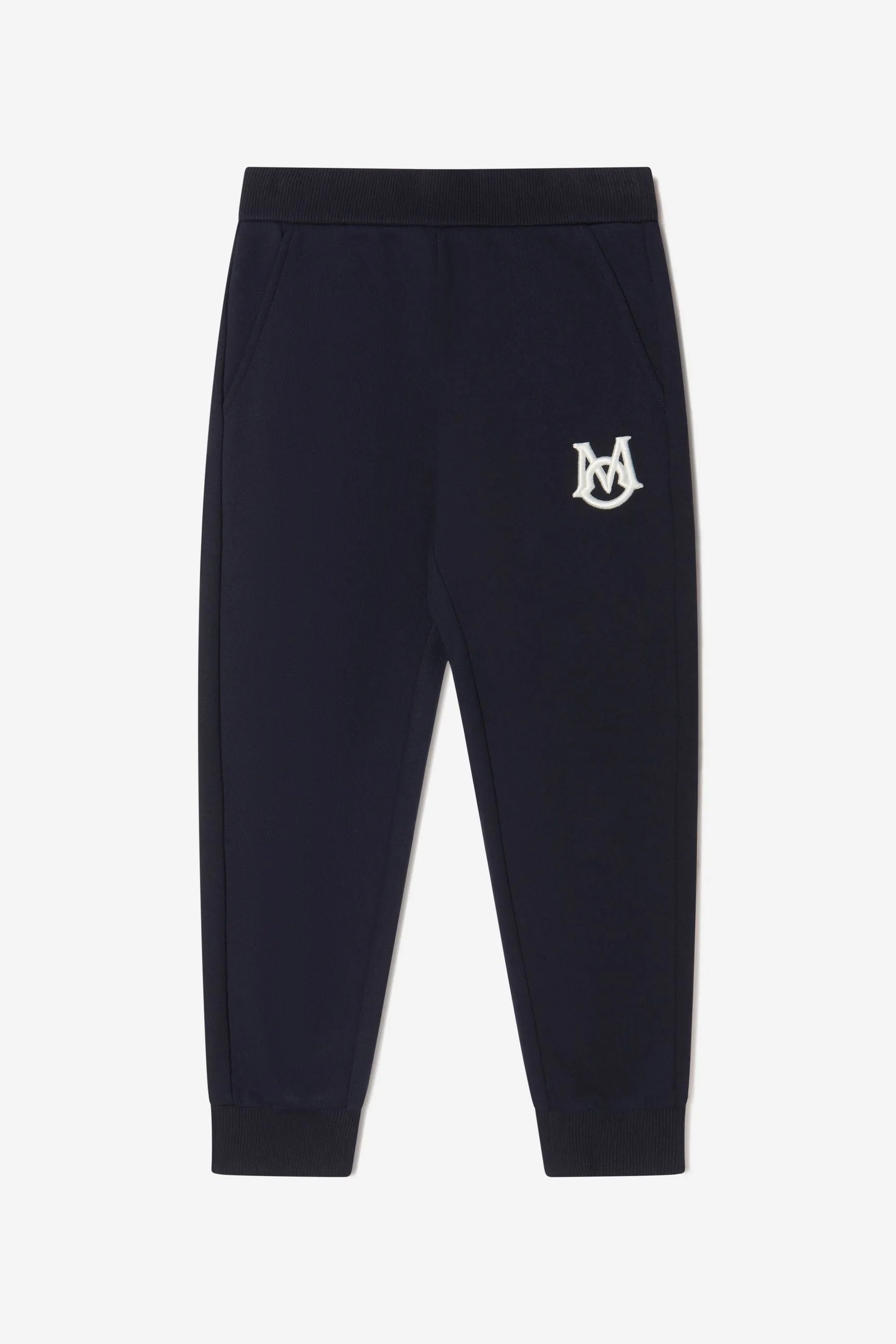 Moncler Enfant Boys Logo Joggers in Navy