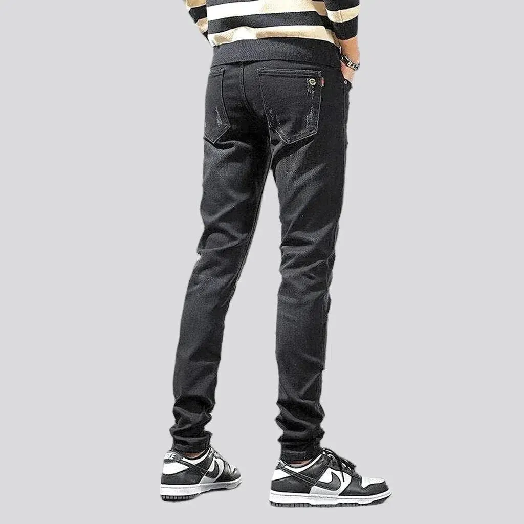 Monochrome men's skinny jeans