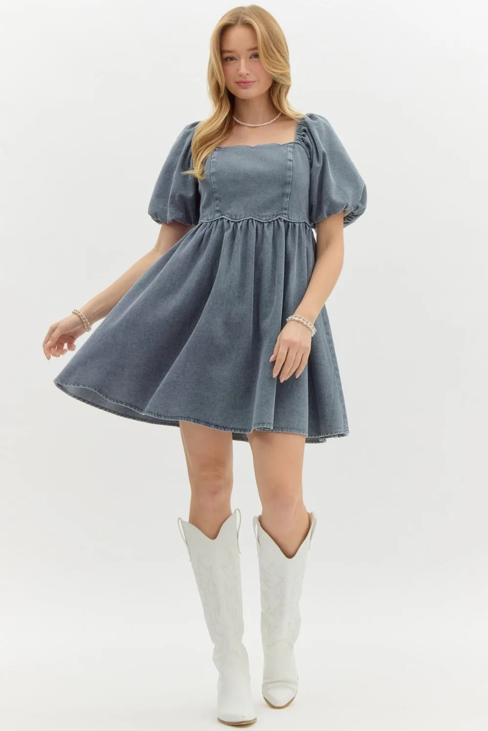 Montana Skies Dress - Denim