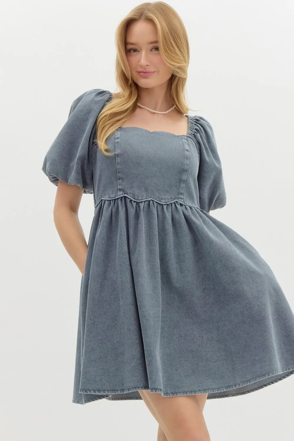 Montana Skies Dress - Denim