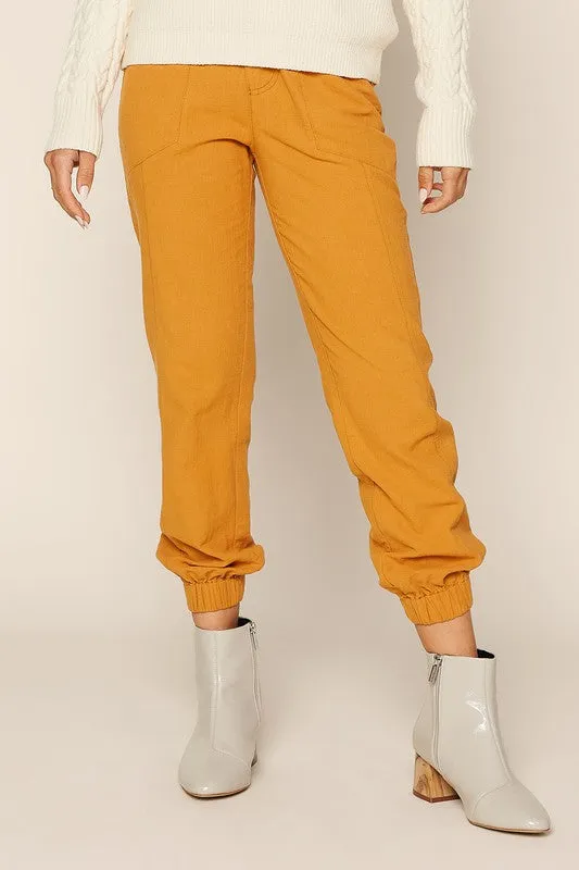 Mustard Jogger Pants