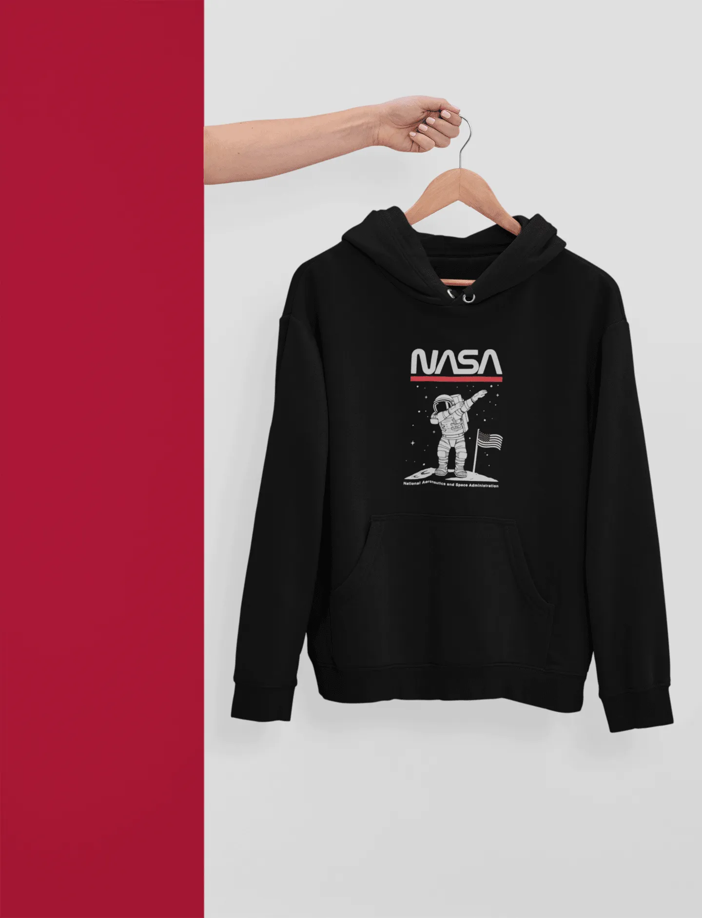 NASA Astronaut Dab: Alien and Space- WINTER HOODIES