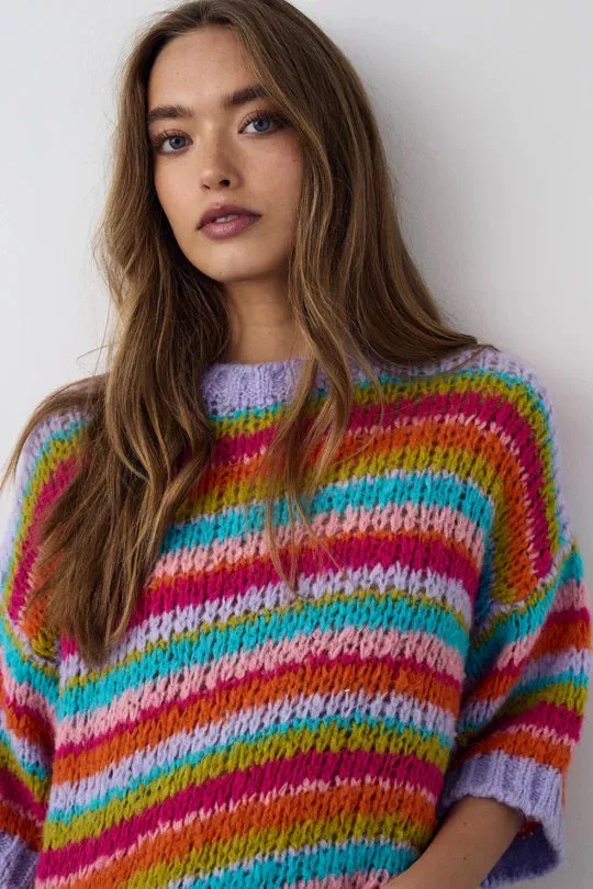 Noella Mimi Rainbow Combo Pullover