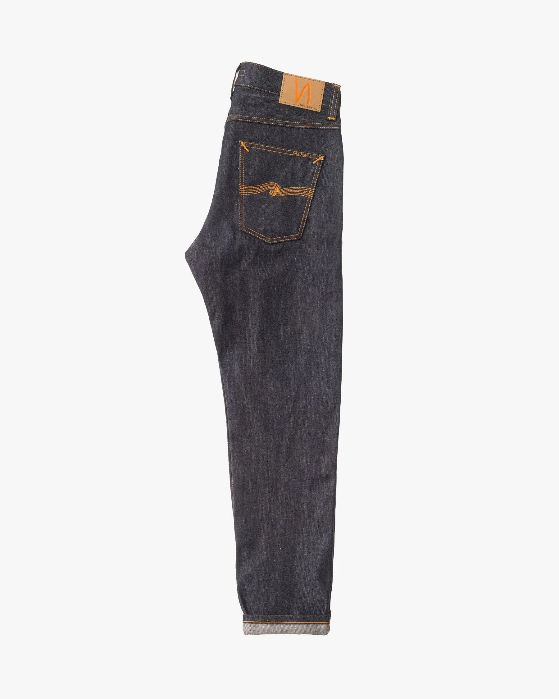 Nudie Steady Eddie II Regular Tapered Mens Jeans - Dry Selvage