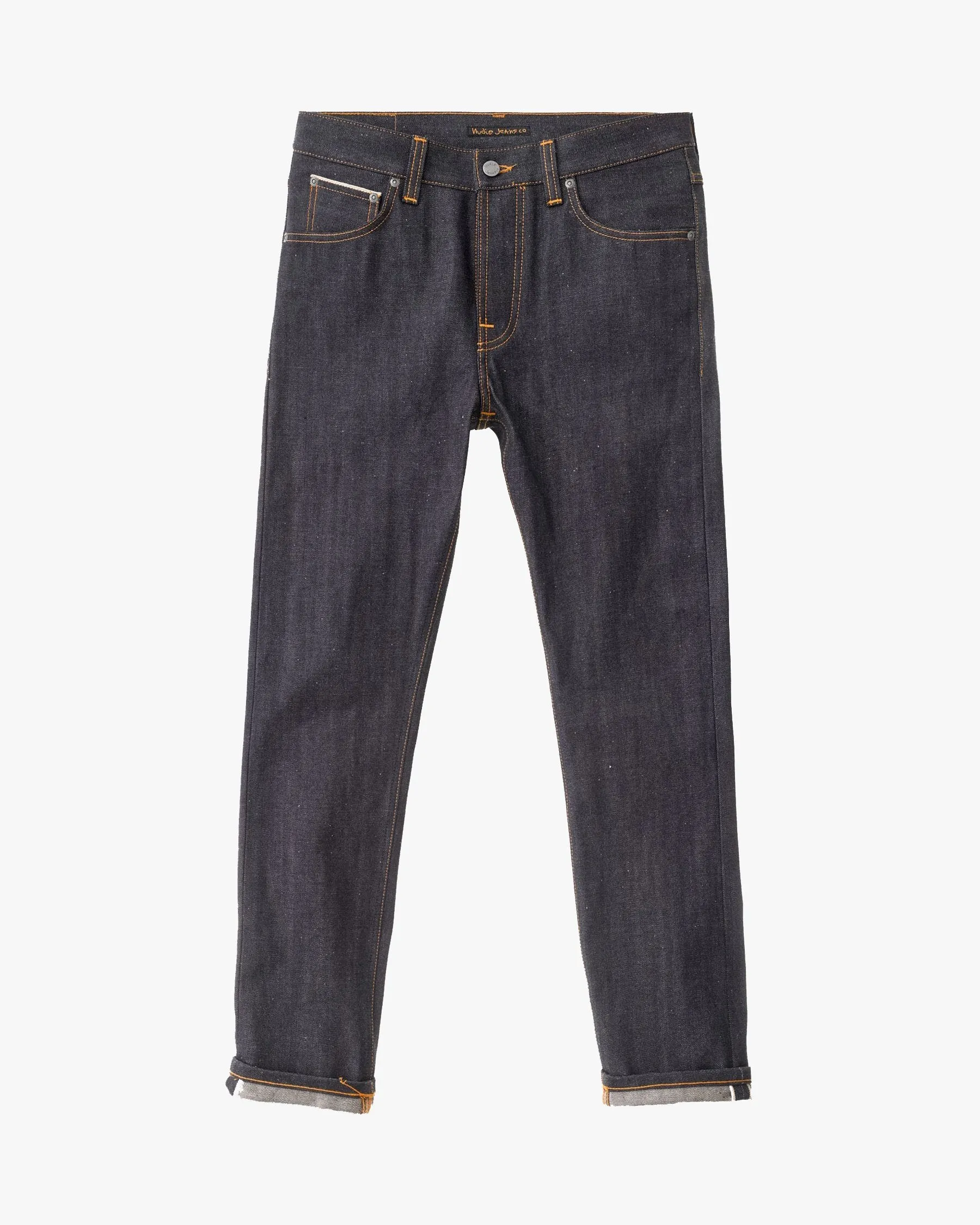 Nudie Steady Eddie II Regular Tapered Mens Jeans - Dry Selvage