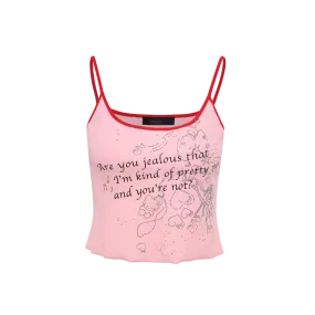 One Layer Of Icing Tank Top in Pink