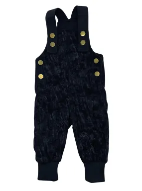 one piece romper corduroy - black