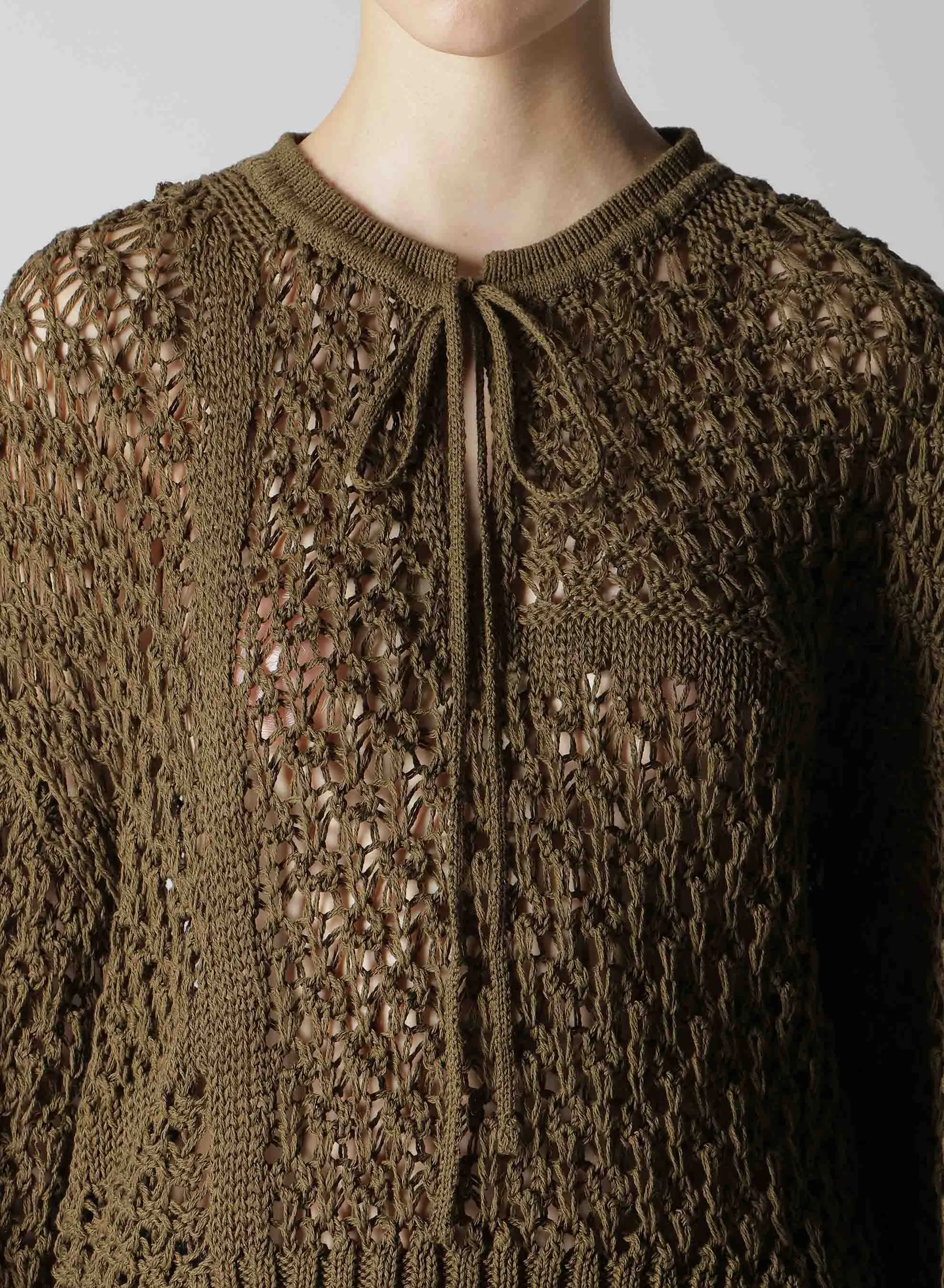 OPENWORK DESIGN HENRY WIDE SLEEVE PULLOVER