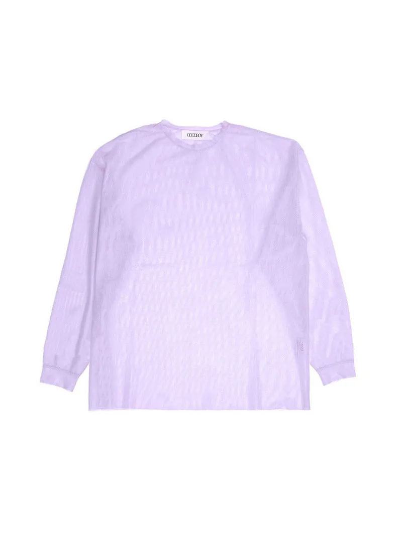 OVERSIZED LS MESH SHIRT