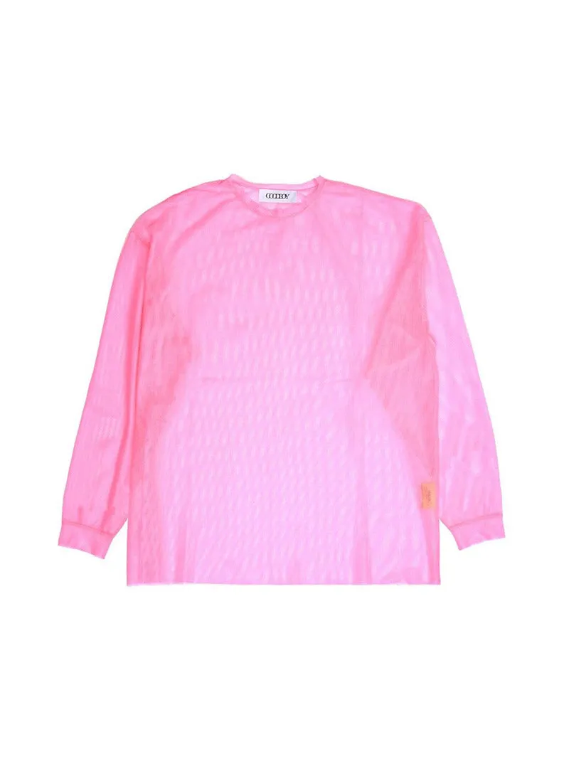 OVERSIZED LS MESH SHIRT