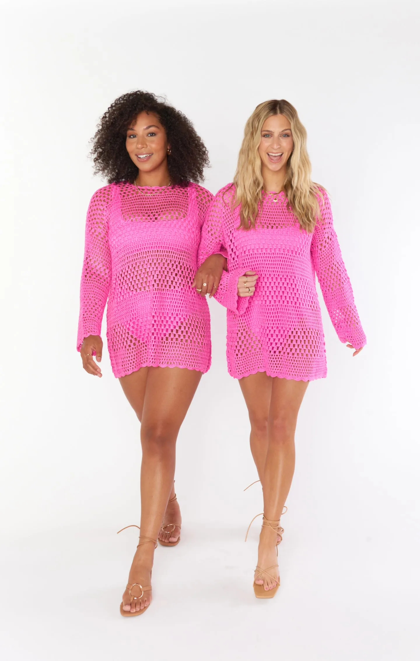 Paula Pullover ~ Hot Pink Crochet