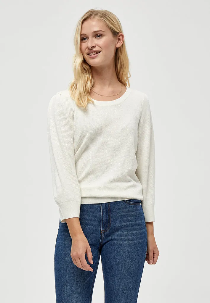 PCTana Knit Pullover - Cloud Dancer