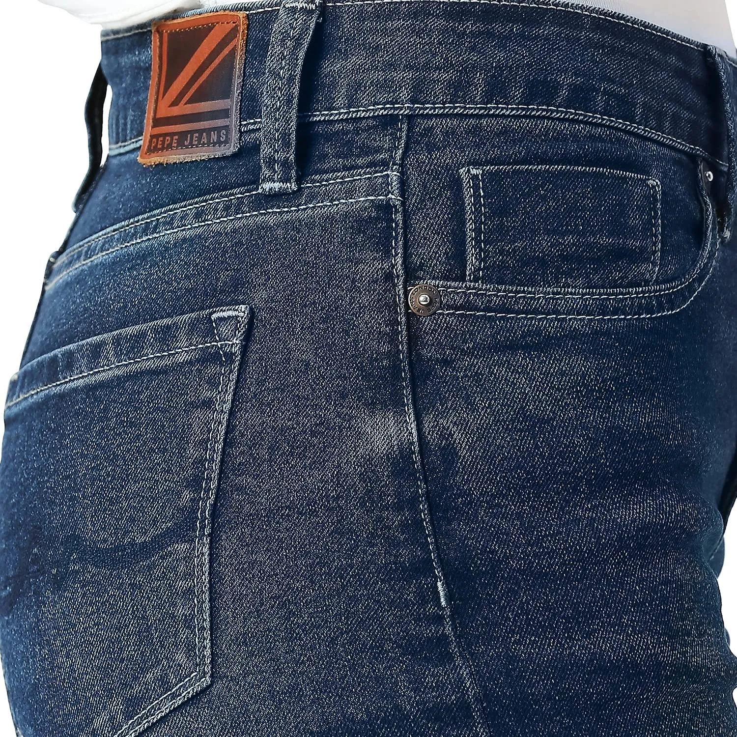 Pepe Jeans Ladie's Straight Jeans (PL204545Q038_Dark Used_28)