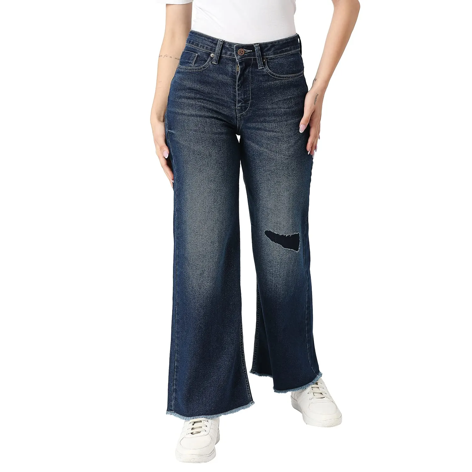 Pepe Jeans Ladie's Straight Jeans (PL204545Q038_Dark Used_28)