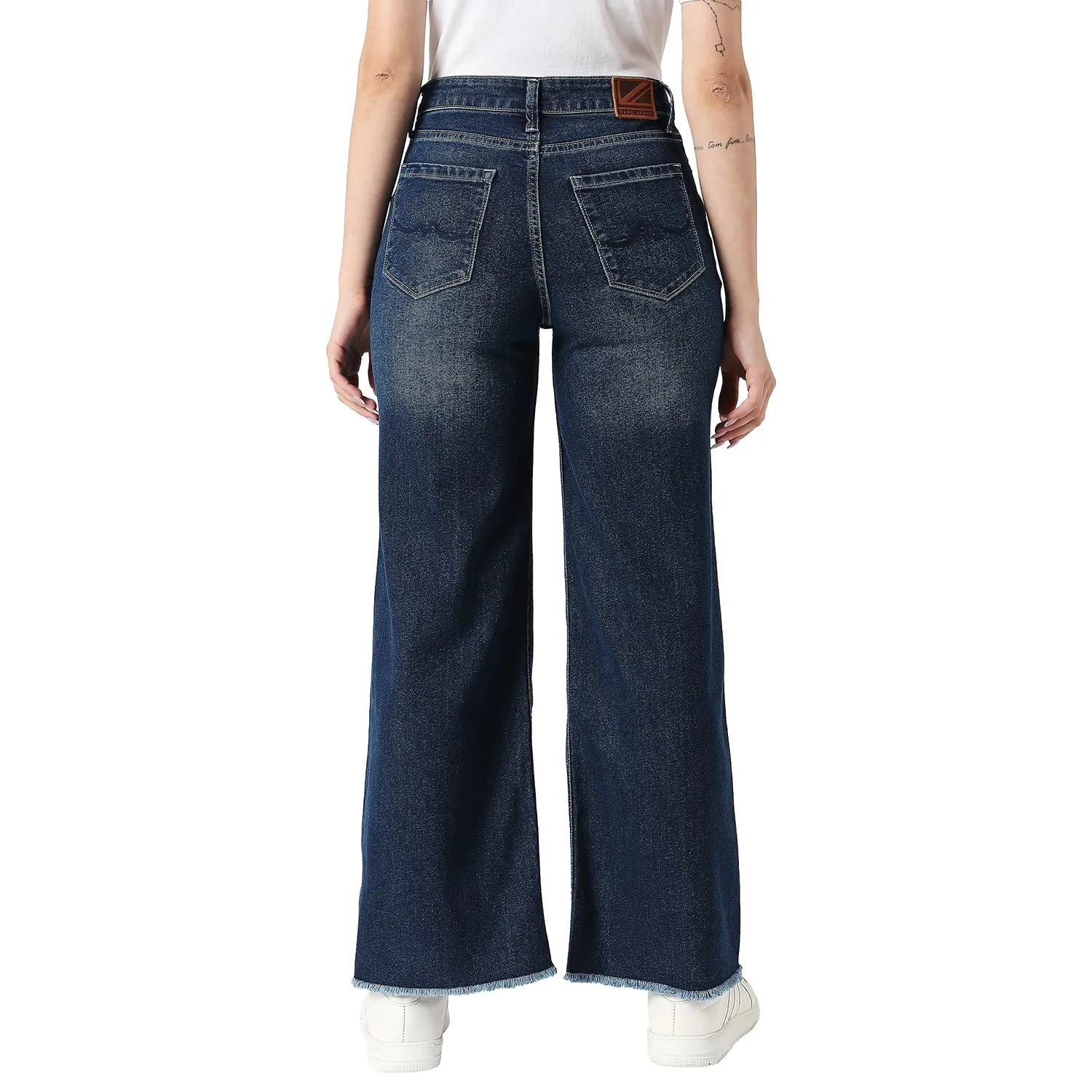 Pepe Jeans Ladie's Straight Jeans (PL204545Q038_Dark Used_28)