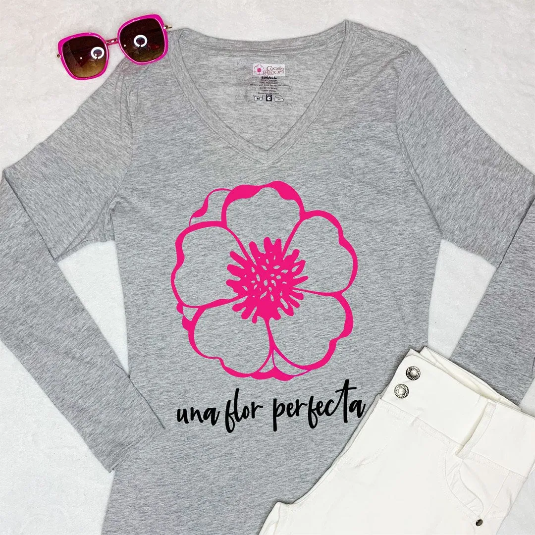 Perfect Flower Long-Sleeve T-Shirt