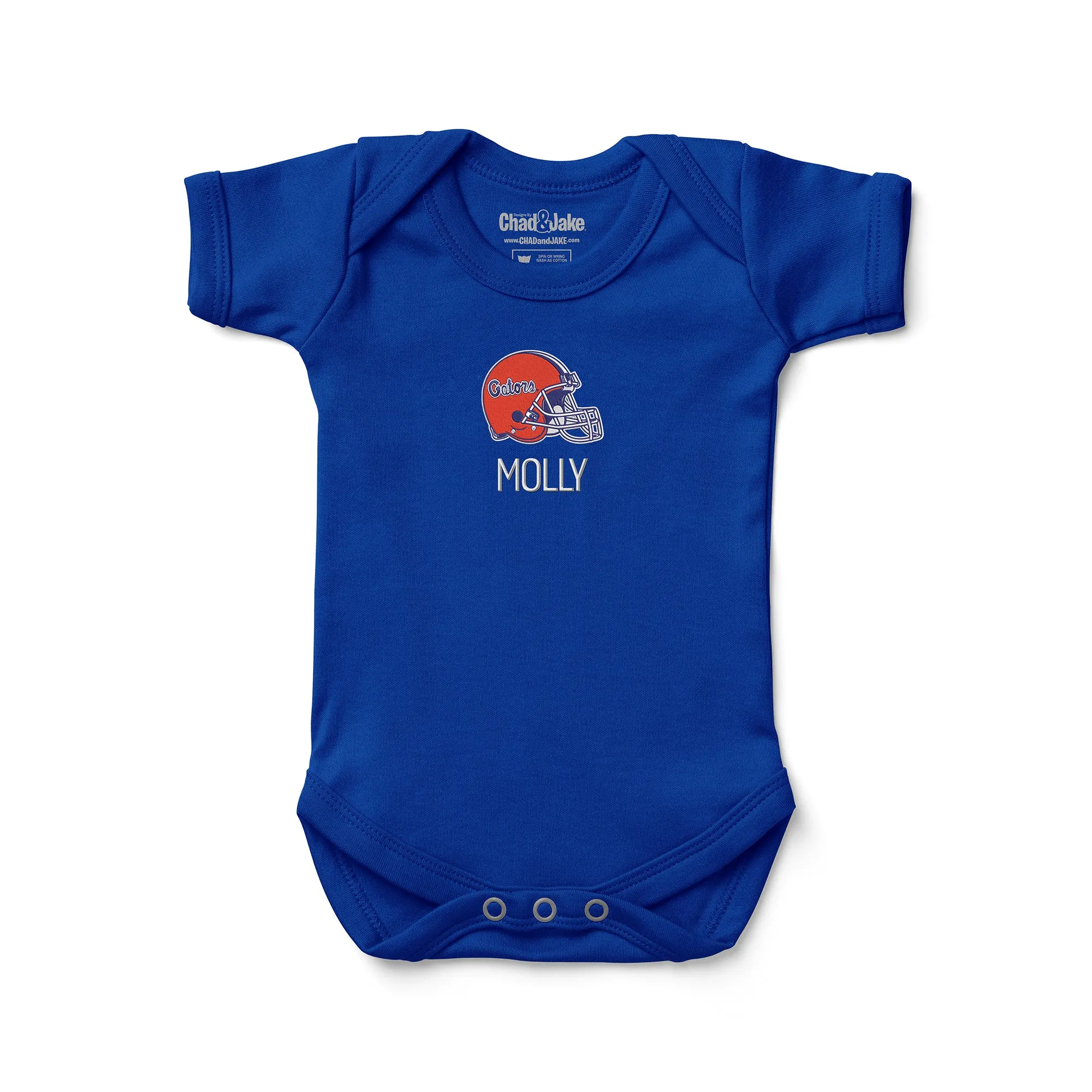 Personalized Florida Gators Helmet Bodysuit