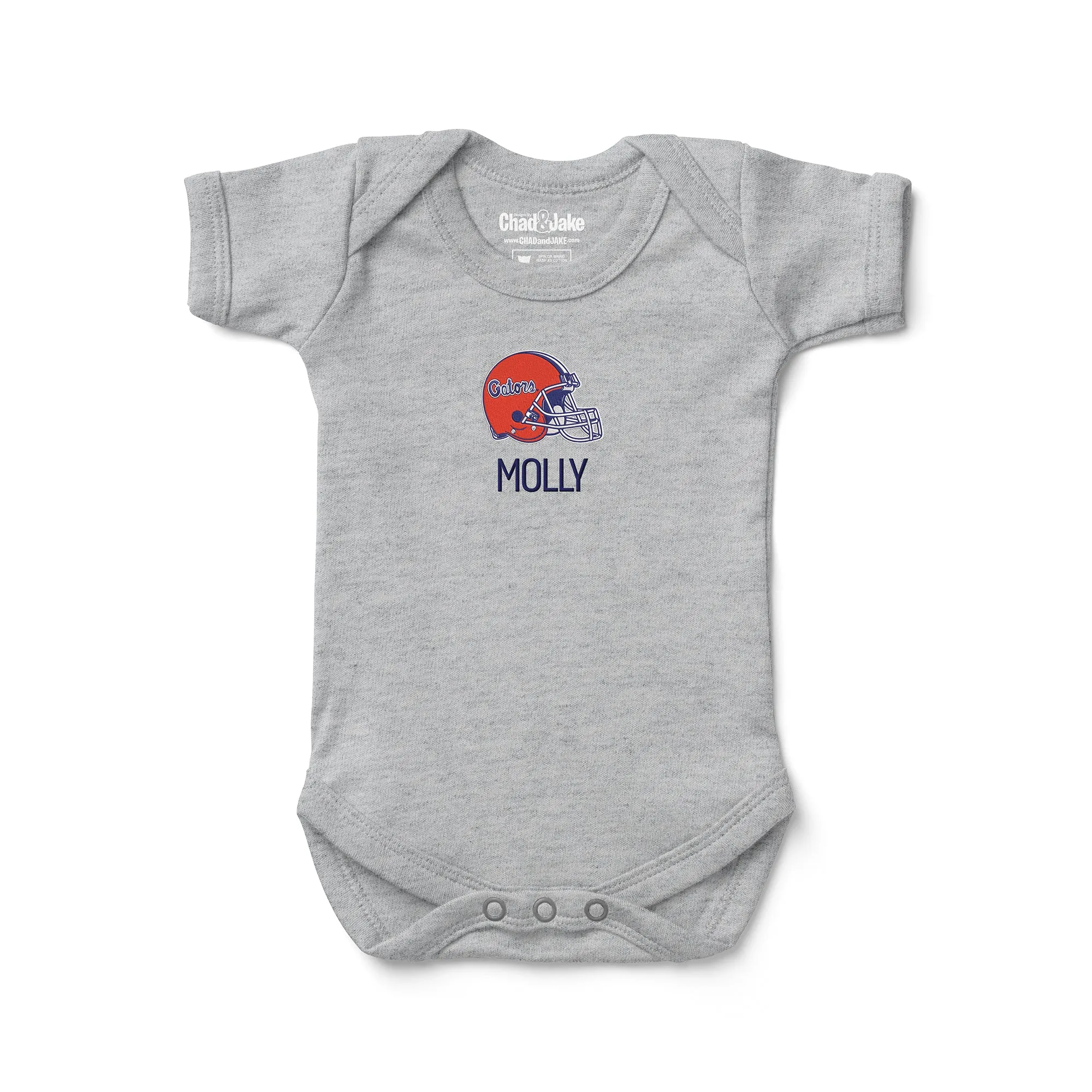 Personalized Florida Gators Helmet Bodysuit