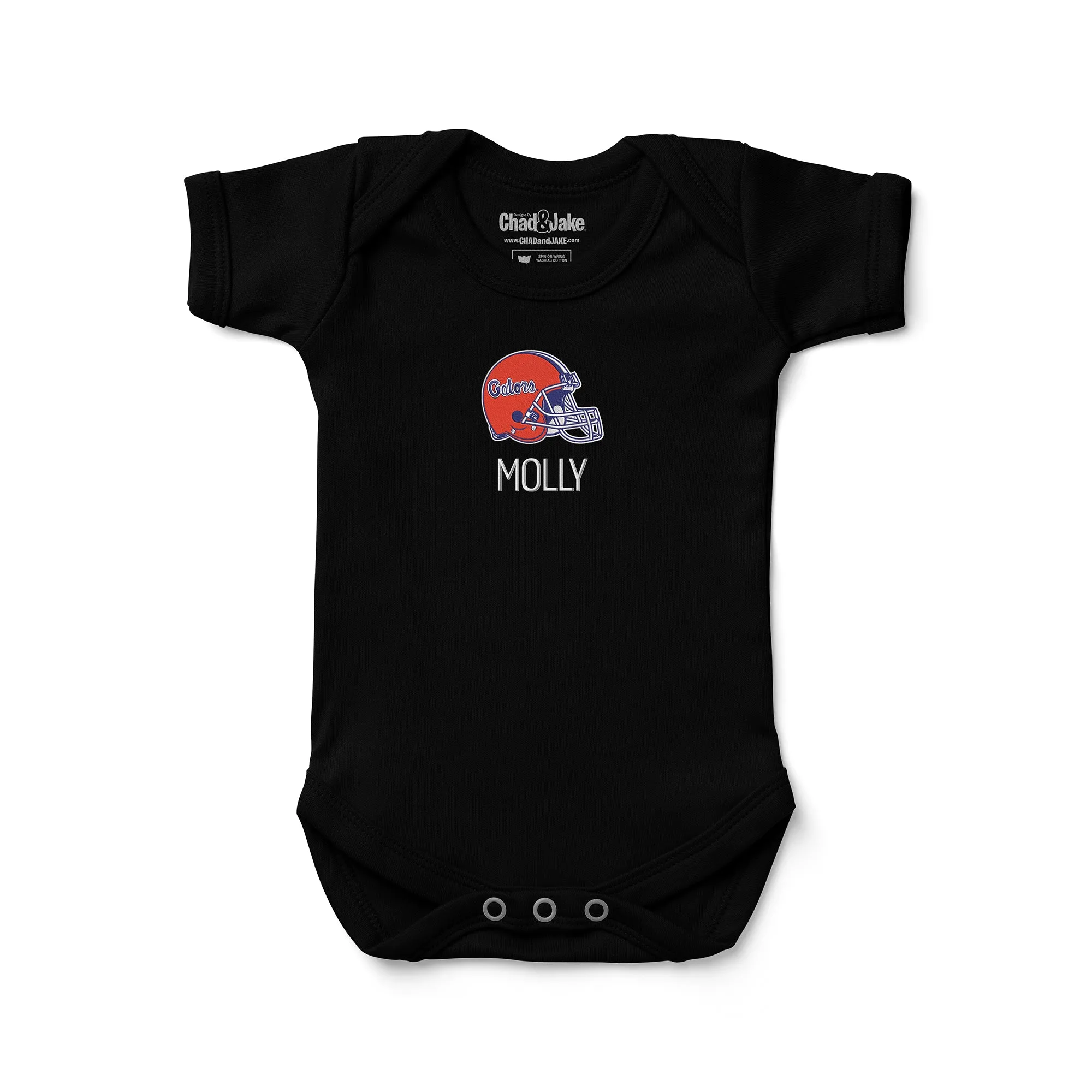 Personalized Florida Gators Helmet Bodysuit