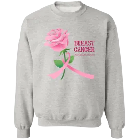 Pink Rose Unisex Crewneck Pullover Sweatshirt