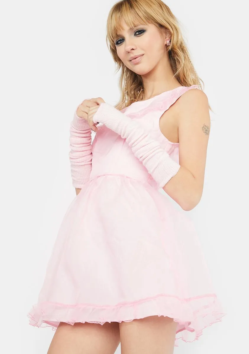 Pixie Land Organza Babydoll Dress