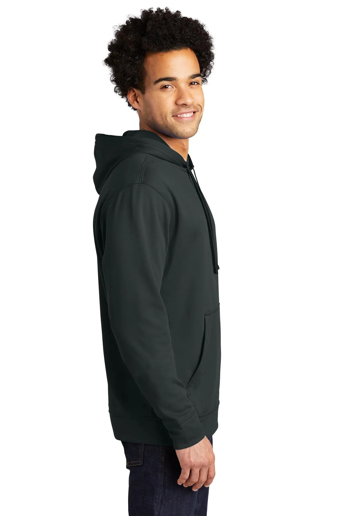 Port & Company Performance Custom Fleece Hoodies, Jet Black