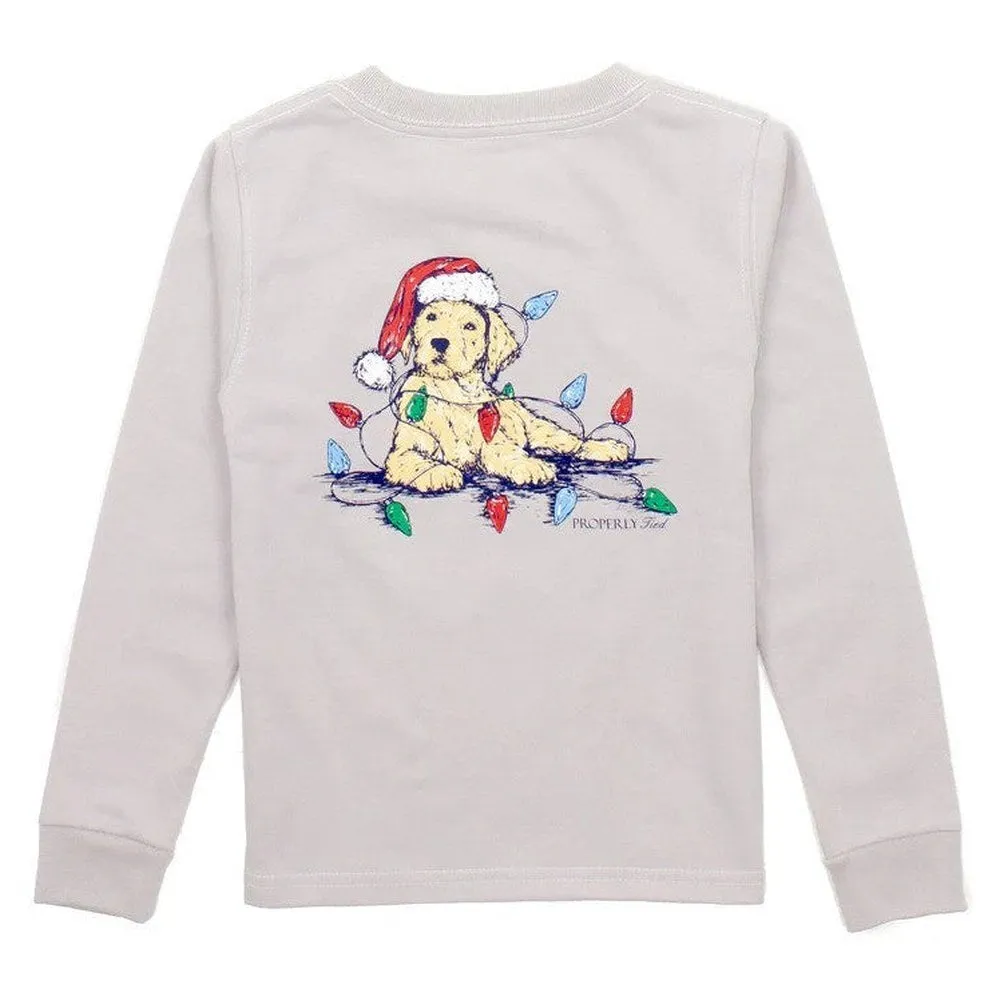 Properly Tied Santa Paws Long Sleeve T-Shirt