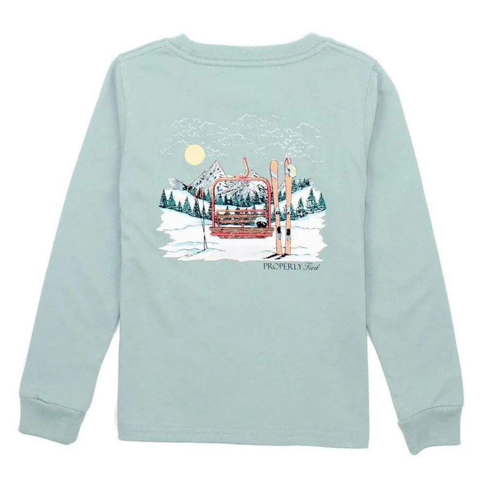 Properly Tied Ski Lift Long Sleeve T-Shirt