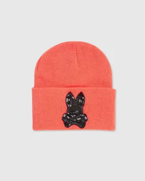 Psycho Bunny MENS KNIT BEANIE (Dusk Pink)