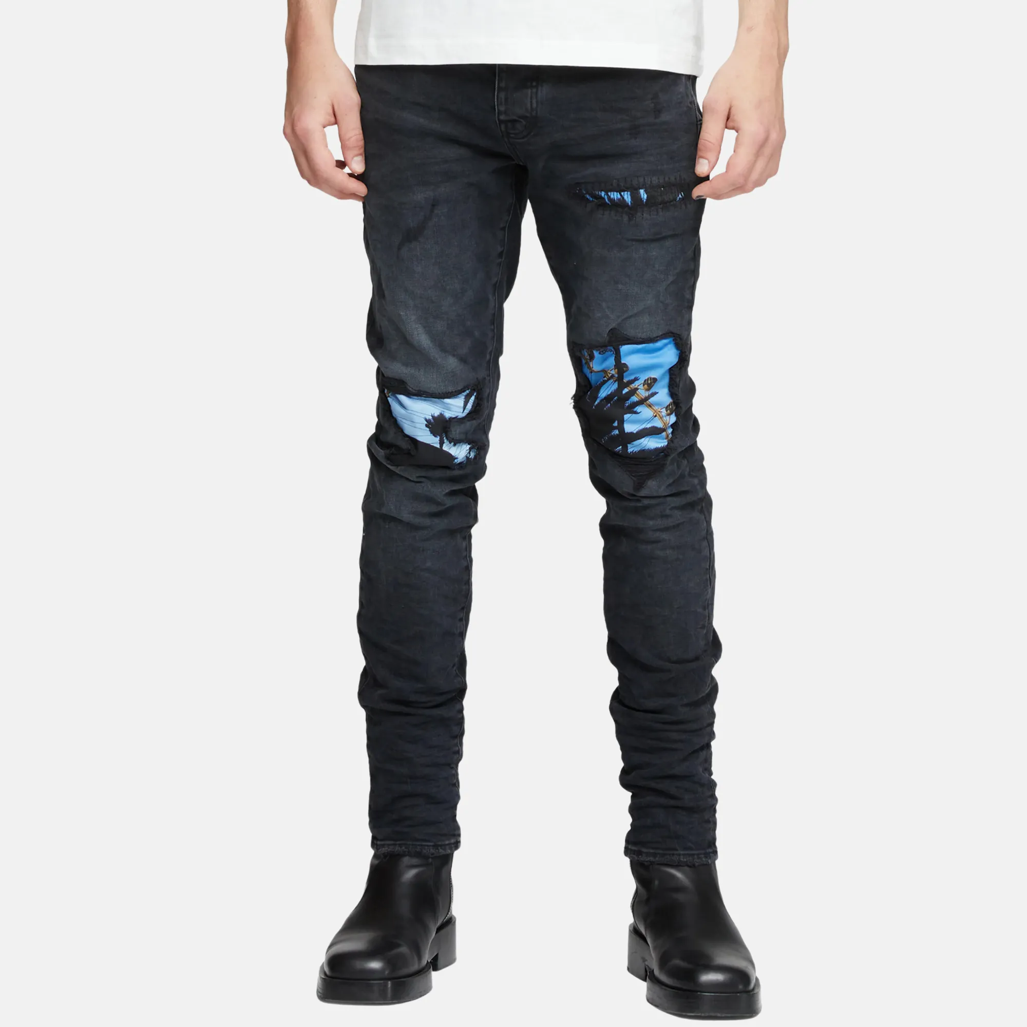 Purple Brand Purple x Blue Sky Skinny Jeans