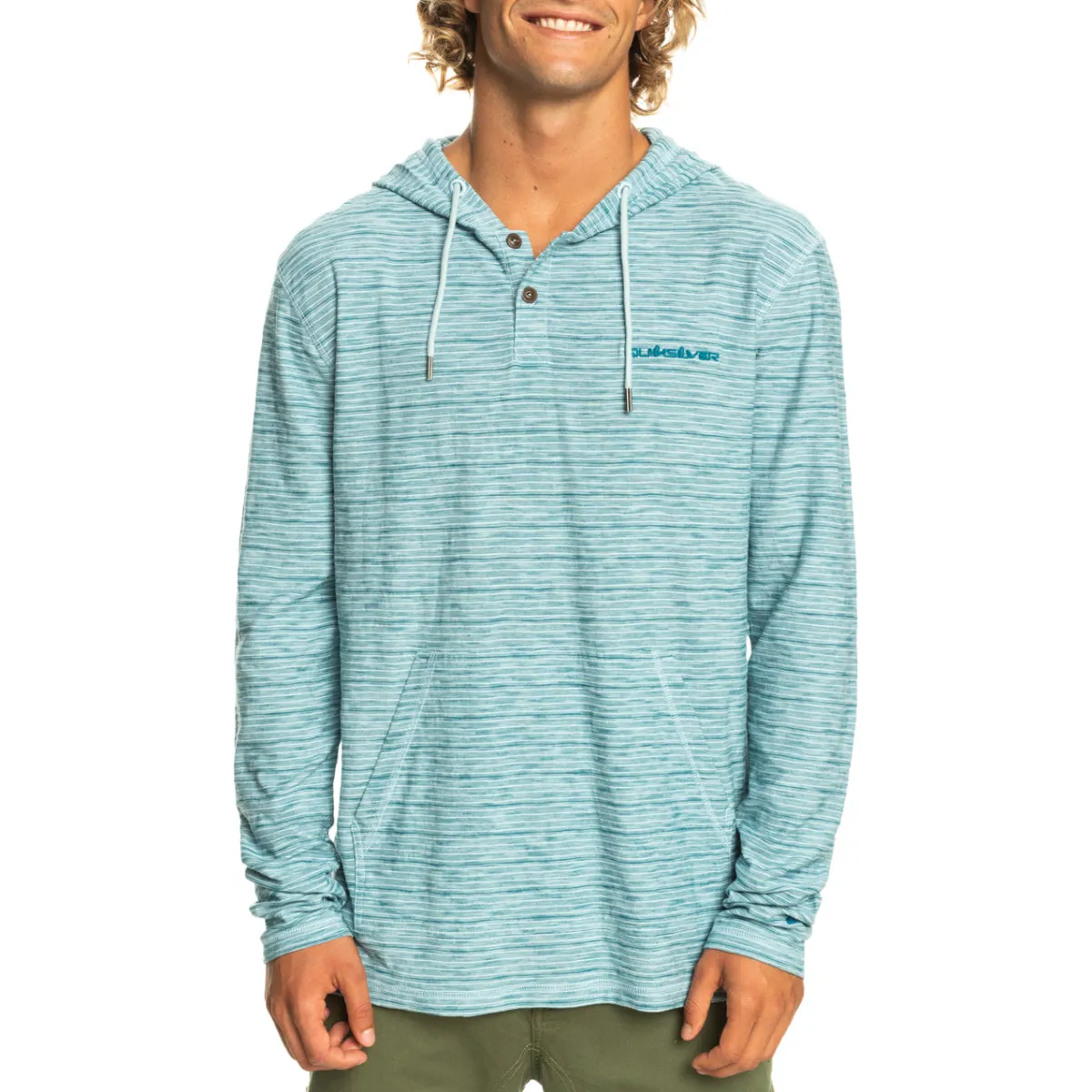 Quiksilver Kentin Long Sleeve Hooded Pullover T-Shirt