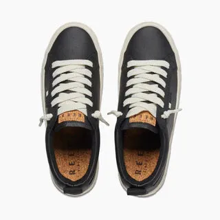 Reef Lay Day Dawn Sneaker | Black Leather