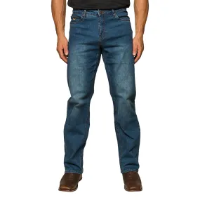 Ringers Western Men's Sturt Relaxed Leg Jean - Mid Blue