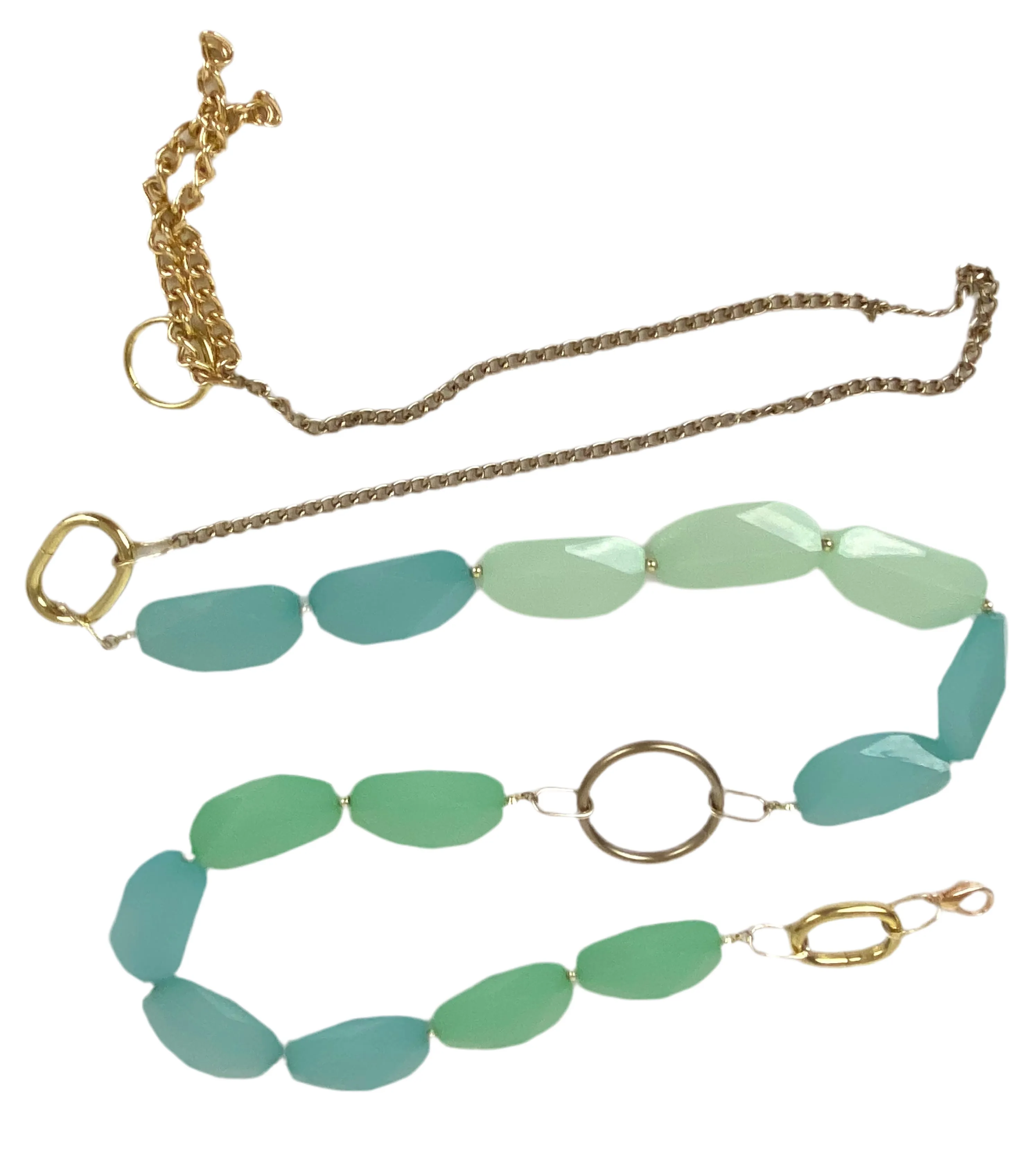 Sea colored tone belt