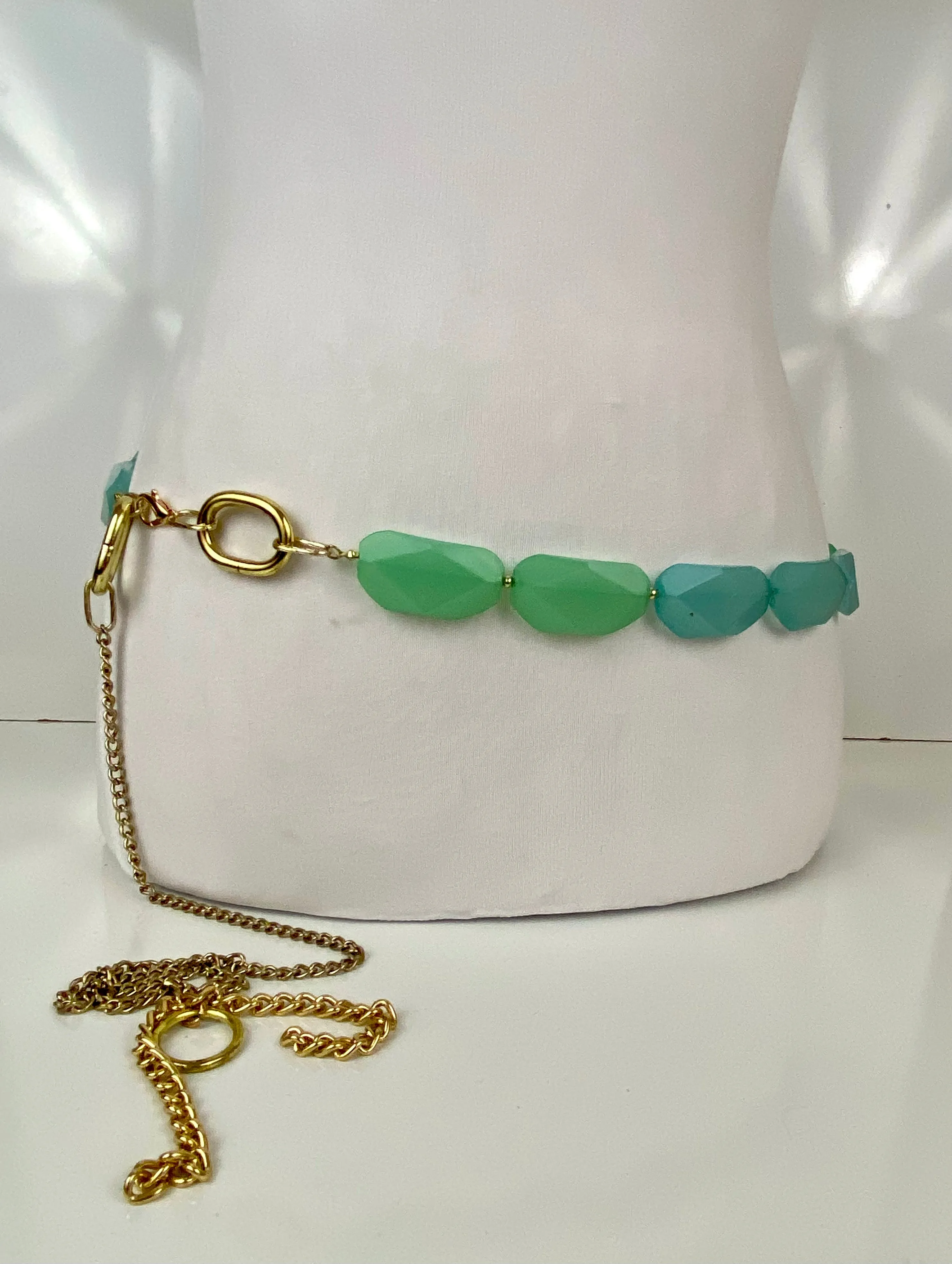 Sea colored tone belt