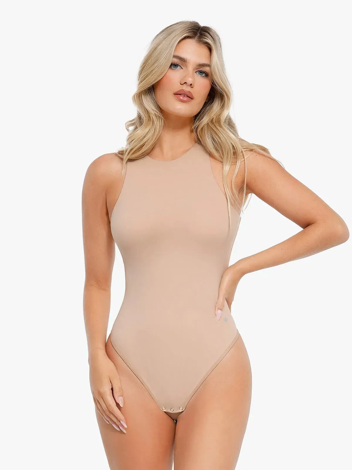 Shapewear Cloudsense Sleeveless Cutaway Round Neck Bodysuit