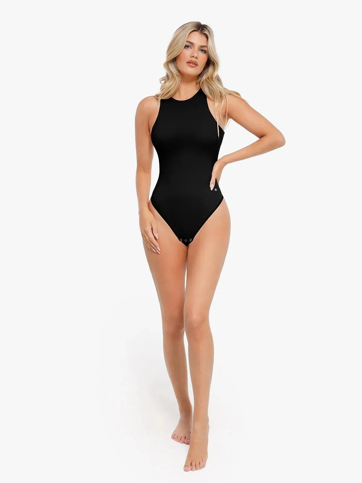 Shapewear Cloudsense Sleeveless Cutaway Round Neck Bodysuit