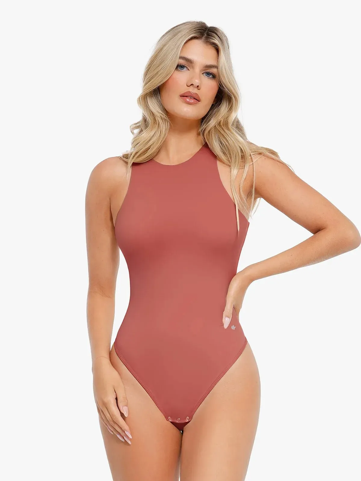 Shapewear Cloudsense Sleeveless Cutaway Round Neck Bodysuit