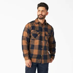 Sherpa Lined Flannel Shirt - Brown Duck