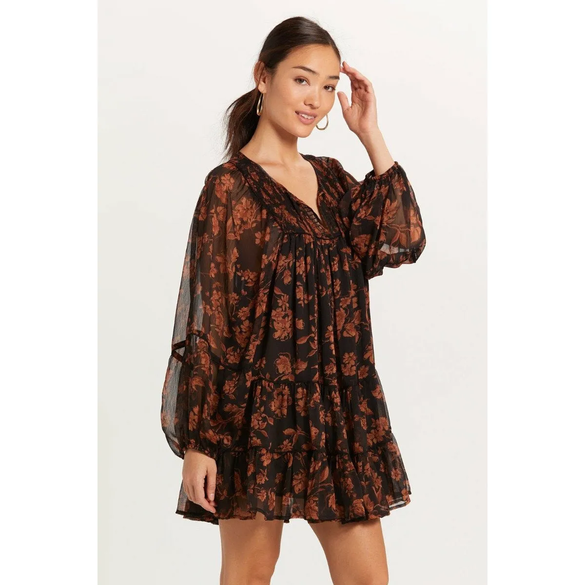 Sienna Floral Babydoll Dress