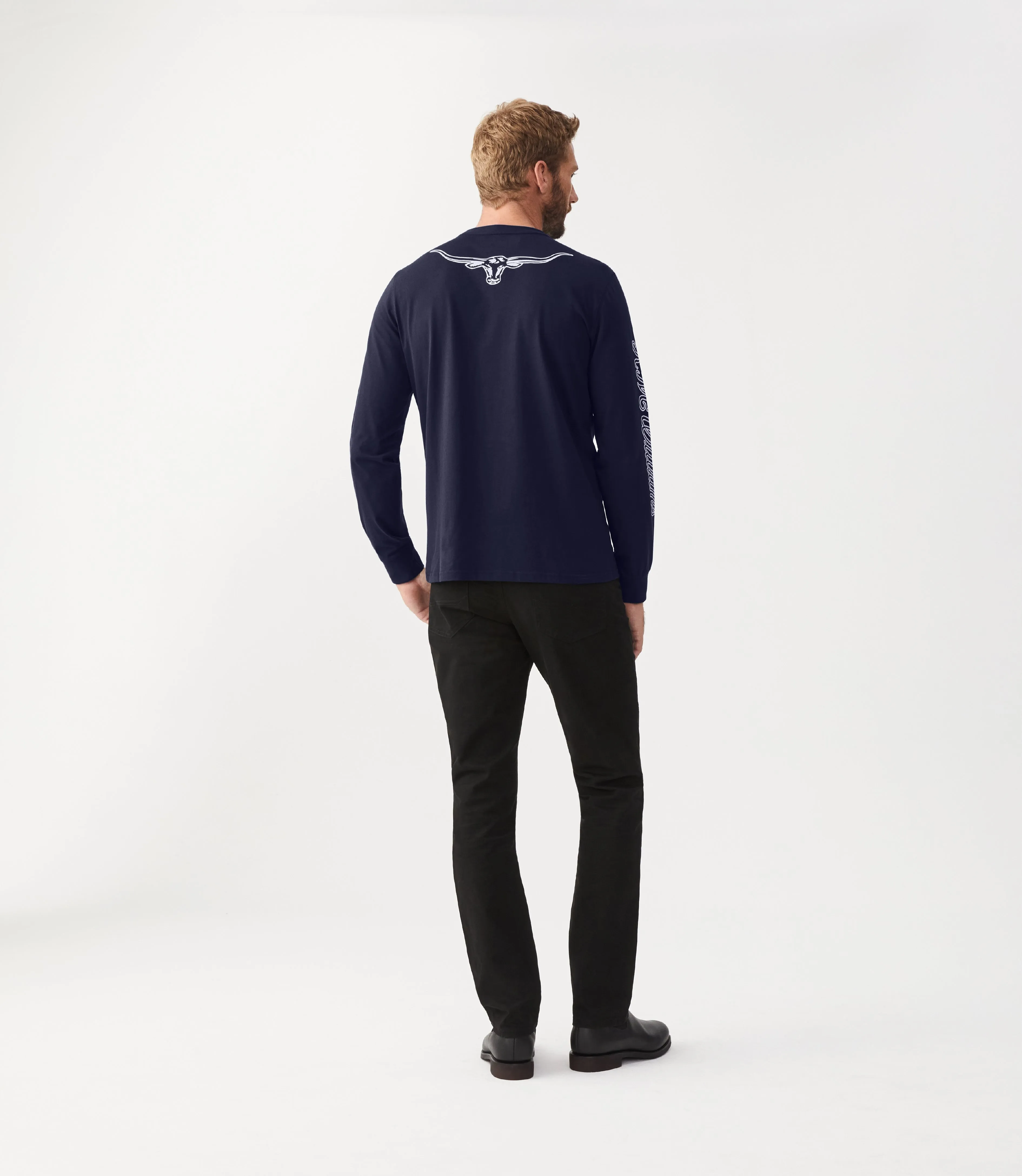 Signature Long Sleeve Tee - Navy