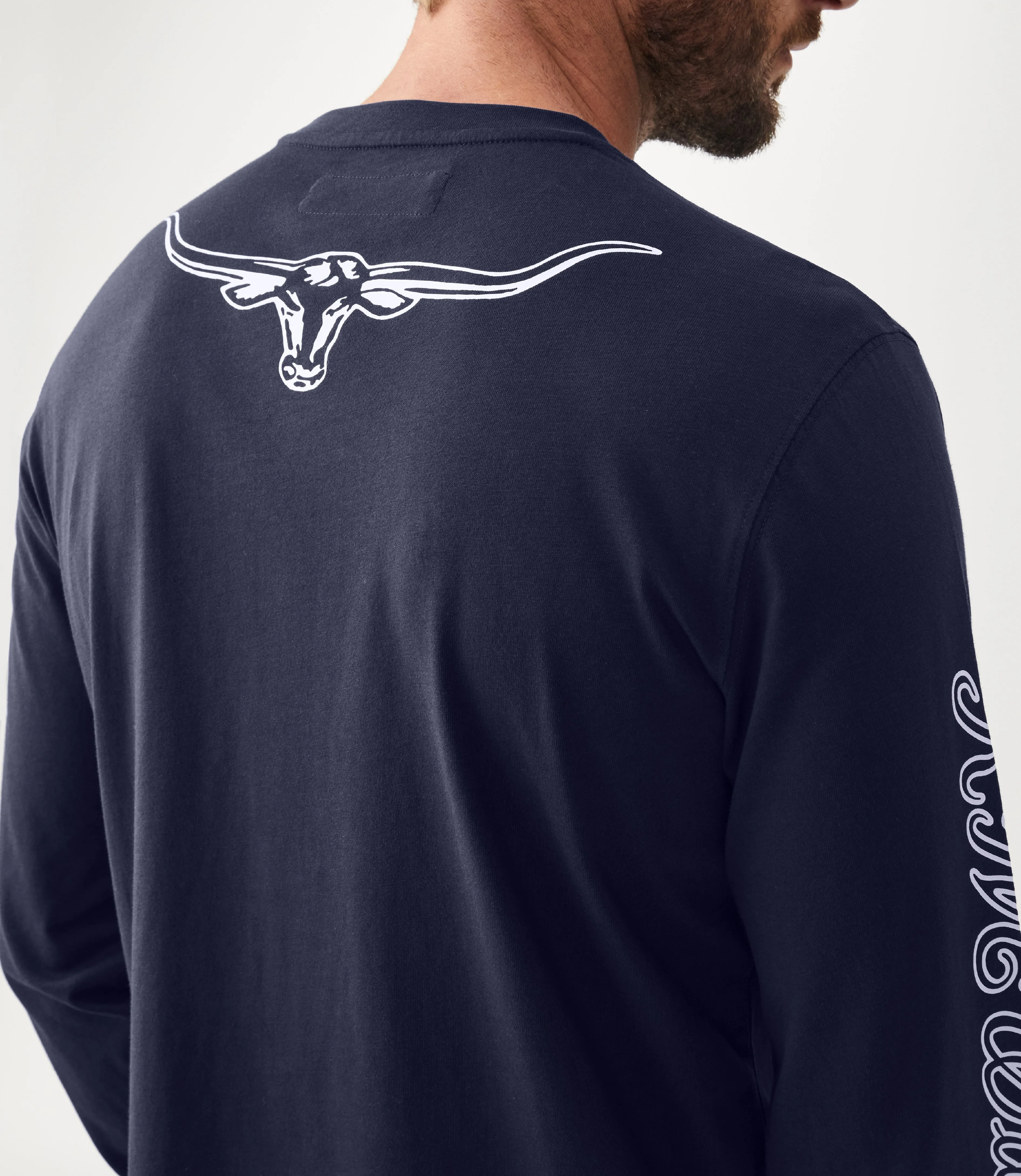 Signature Long Sleeve Tee - Navy