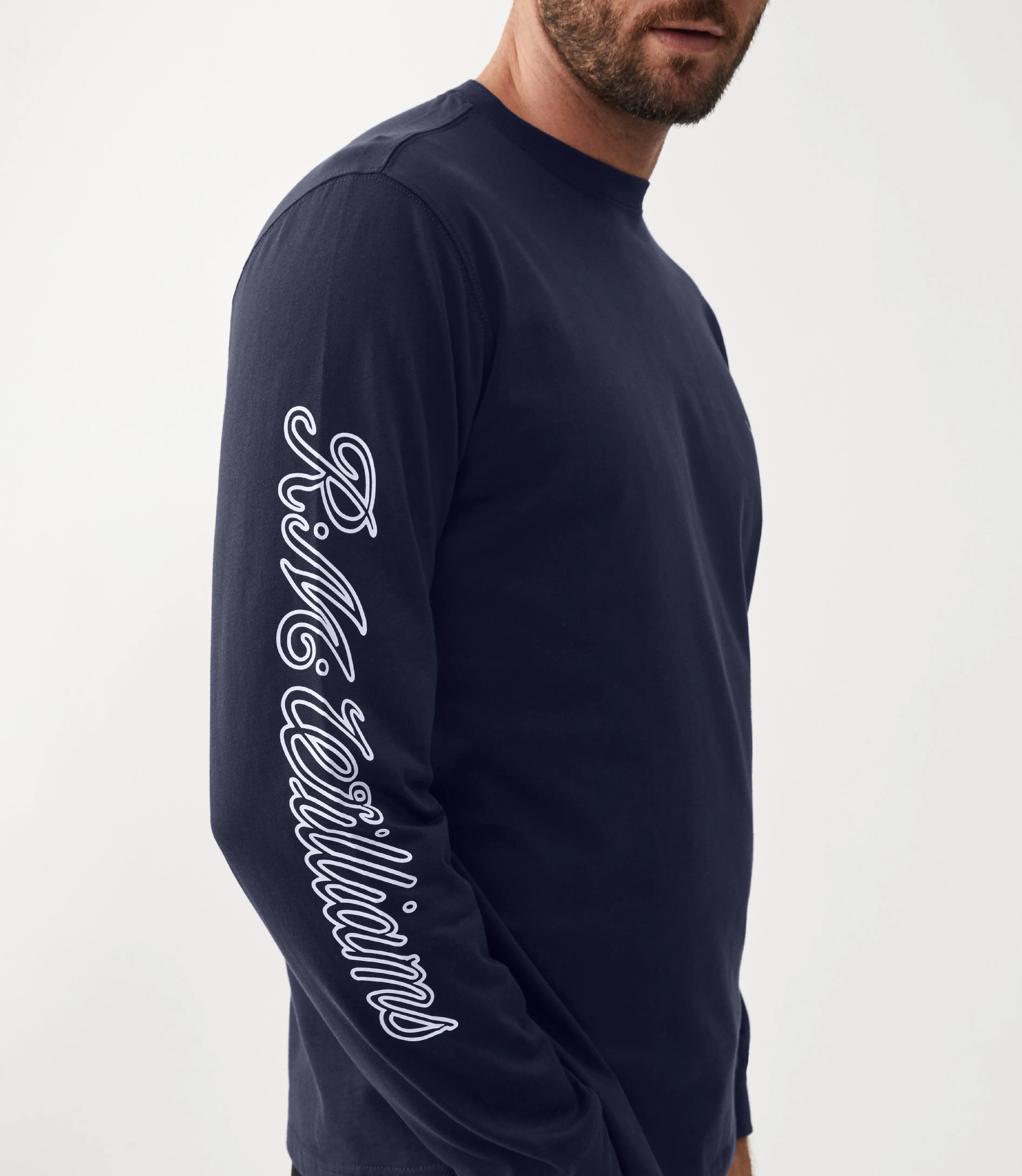 Signature Long Sleeve Tee - Navy